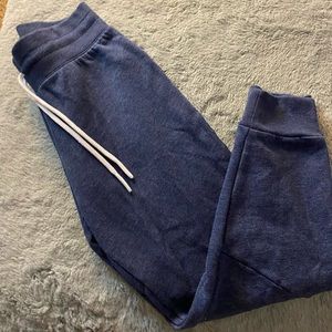 blue sweatpants
